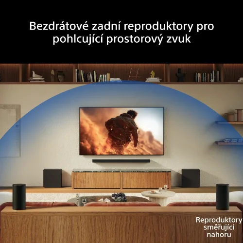 SONY BRAVIA Theatre Rear 9 | Doplňkové bezdrátové zadní reproduktory s celkovým výkonem 180 W (SA-RS9)