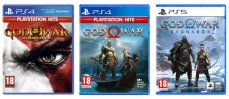 God of War III Remastered PS HITS (PS4) + God of War PS HITS (PS4) + God of War Ragnarok (PS5)
