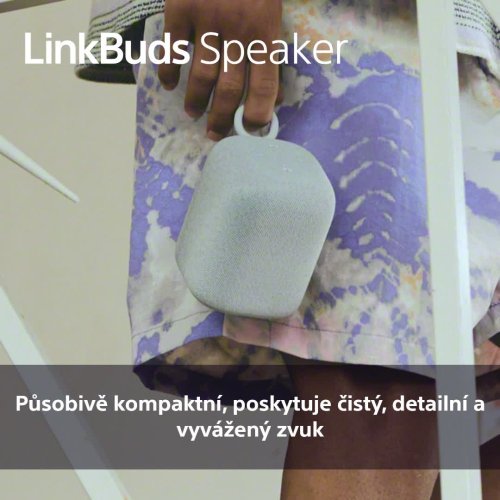 SONY LinkBuds Speaker Šedá - Bluetooth reproduktor (SRS-LS1H)