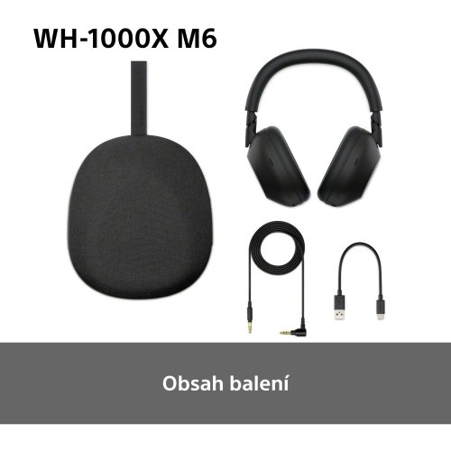 SONY WH-1000XM6 Silver (Bluetooth sluchátka s noise cancelling)