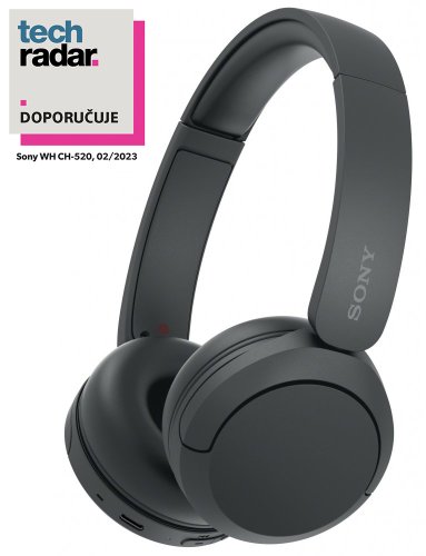 SONY WH-CH520 Černá (Bluetooth sluchátka)