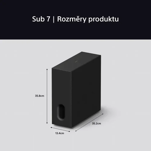 SONY BRAVIA Theatre Sub 7 - Volitelný bezdrátový subwoofer (SA-SW7)