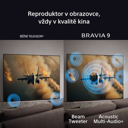 SONY BRAVIA 9 | 75" 4K HDR QLED Mini-LED, IMAX Enhanced, Android TV (K75XR90)