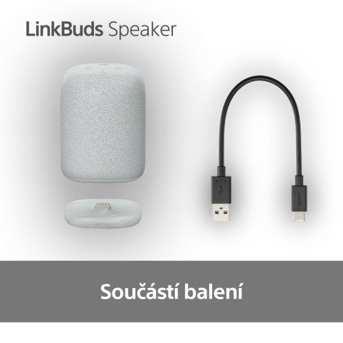 SONY LinkBuds Speaker Šedá - Bluetooth reproduktor (SRS-LS1H)