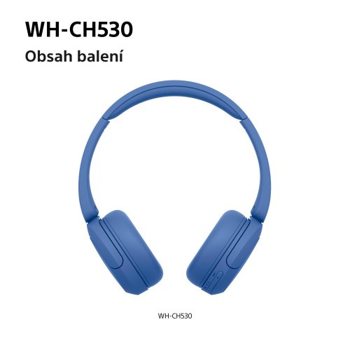 SONY WH-CH530 Modrá (Bluetooth sluchátka)