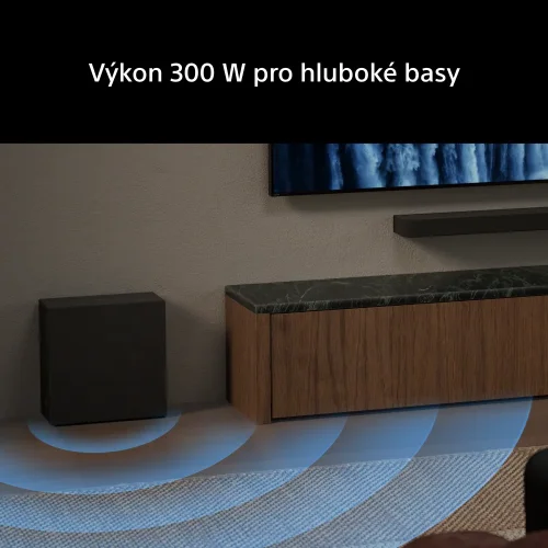 SONY BRAVIA Theatre Sub 8 | Přídavný bezdrátový subwoofer s výkonem 300 W - Hluboké basy. Skutečný výkon (SA-SW8)