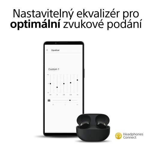 SONY WF-1000XM5 Black (Bluetooth sluchátka s noise cancelling)