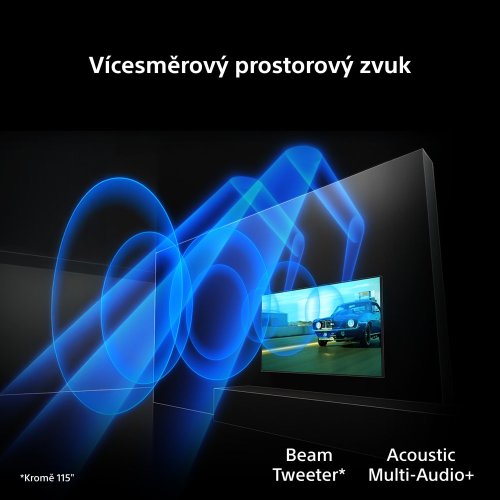 SONY BRAVIA 9 II True RGB - 85" 4K, 120Hz, XR procesor, CalMAN kalibrace, Google TV (K85XR95M2)