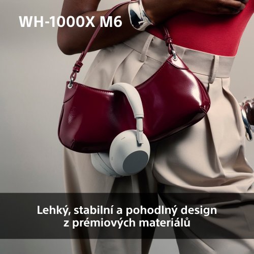 SONY WH-1000XM6 Silver (Bluetooth sluchátka s noise cancelling)