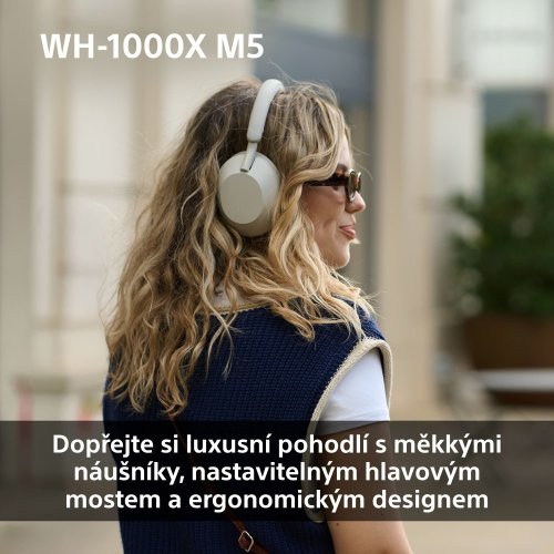 SONY WH-1000XM5 Black (Bluetooth sluchátka s noise cancelling)
