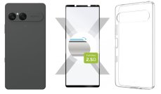Xperia 10 VII 5G Charcoal Black (128GB) - modelová řada 2025 + TPU kryt + ochranné sklo