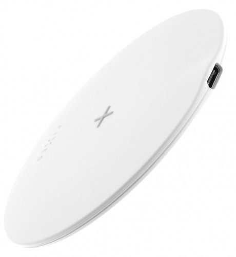 FIXED SlimPad, 15W - Podložka pro rychlé bezdrátové nabíjení telefonu, bílá