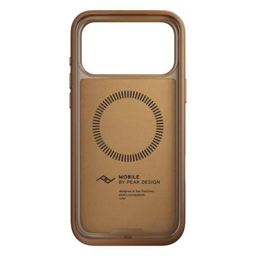 Peak Design Everyday Tan Clarino Loop Case s MagSafe iPhone 17 Pro Max