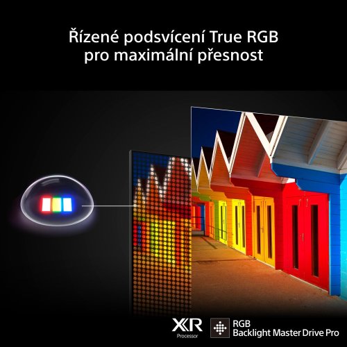 SONY BRAVIA 7 II True RGB - 65" 4K, 120Hz, XR procesor, CalMAN kalibrace, Google TV (K65XR75M2)