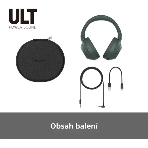 SONY ULT WEAR Forest Gray - Bluetooth sluchátka s noise cancelling (WH-ULT900N)