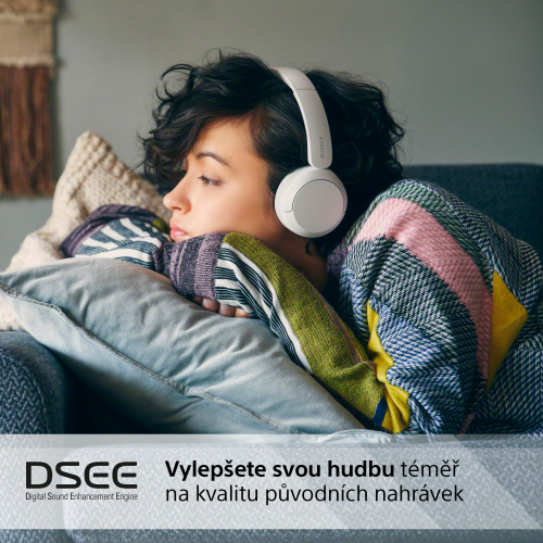 SONY WH-CH520 Bílá (Bluetooth sluchátka)