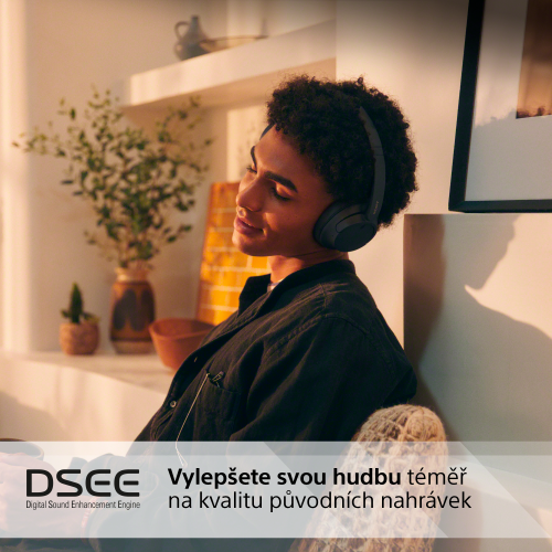 SONY WH-CH720N Černá (Bluetooth sluchátka s noise cancelling)