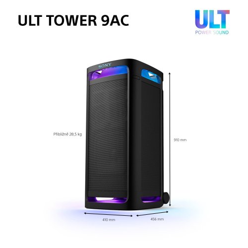 SONY ULT TOWER 9AC Black - Karaoke party systém (SRS-ULT900AC)
