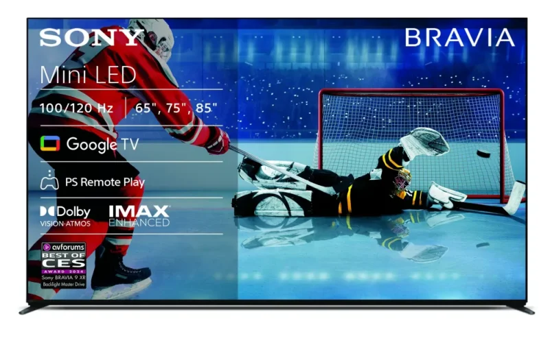 SONY BRAVIA 9 | 75" 4K HDR QLED Mini-LED, IMAX Enhanced, Android TV (K75XR90)