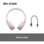 SONY WH-CH520 Růžová (Bluetooth sluchátka)