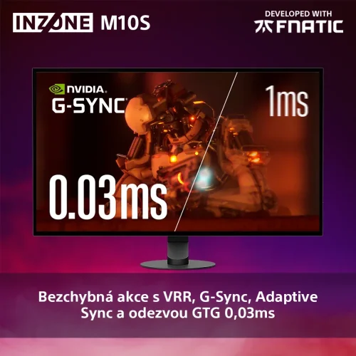 SONY INZONE M10S (SDM-27Q10S) - herní monitor, 1440p, OLED, 480Hz