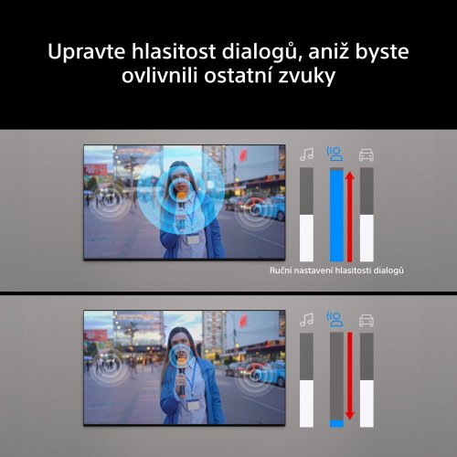 SONY BRAVIA 9 II True RGB - 85" 4K, 120Hz, XR procesor, CalMAN kalibrace, Google TV (K85XR95M2)