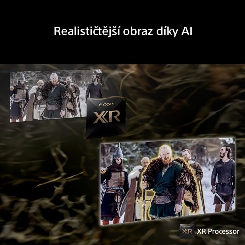 SONY BRAVIA 7 II True RGB - 65" 4K, 120Hz, XR procesor, CalMAN kalibrace, Google TV (K65XR75M2)