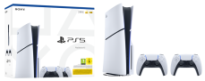PlayStation 5 Slim, SSD 1TB, Blu-Ray 2X DualSense + hra Astro's Playroom (verze s mechanikou) - maximálně 1 kus konzole na objednávku