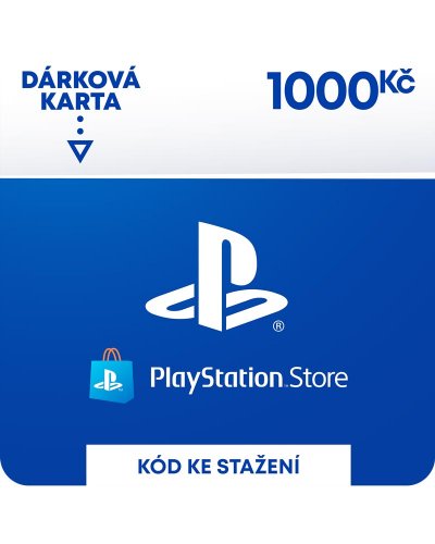 PlayStation Store - Dárková karta 1000Kč (pouze pro CZ účty)