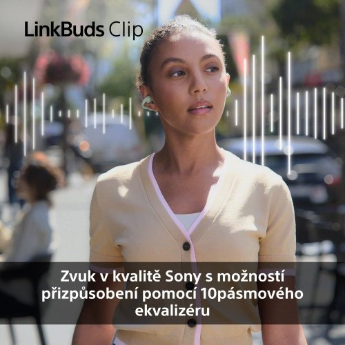 SONY LinkBuds Clip Černá (WF-LC900B) - bezdrátová sluchátka