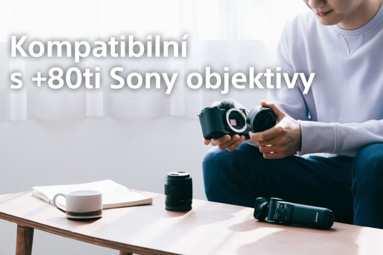 SONY Alpha ZV-E10 II + SEL-P1650 - Vlogovací kamera