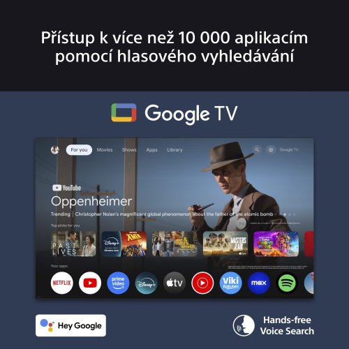 SONY BRAVIA 3 | 50" 4K HDR Direct LED, Google TV (K50S35)
