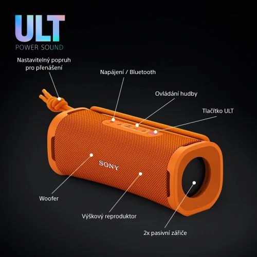 SONY ULT FIELD 1 Orange - Bluetooth reproduktor (SRS-ULT10)
