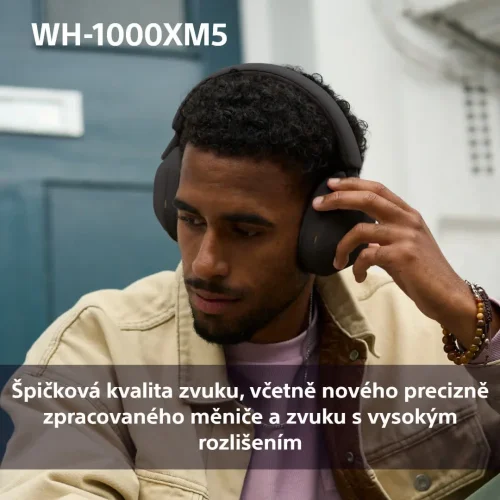 SONY WH-1000XM5 Black (Bluetooth sluchátka s noise cancelling)