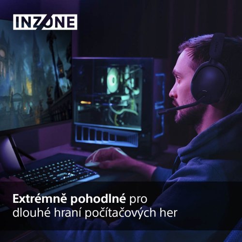 SONY INZONE H5 Black - Gaming sluchátka (WH-G500B)