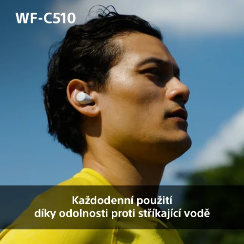 SONY WF-C510 Yellow (Bluetooth sluchátka)