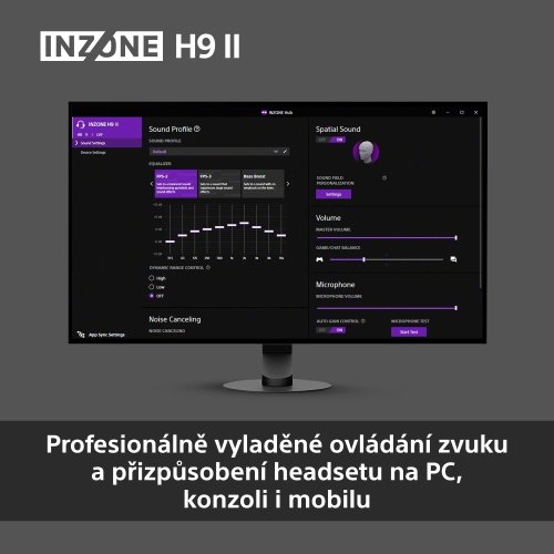 SONY INZONE H9 II Black - Gaming sluchátka (WH-G910NB)