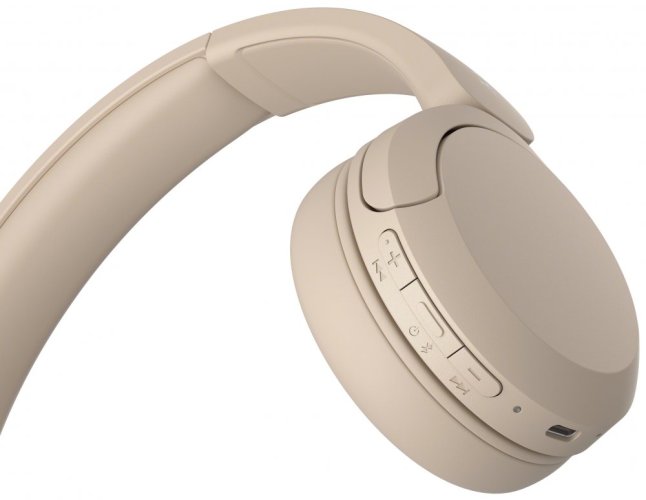 SONY WH-CH520 Krémová (Bluetooth sluchátka)