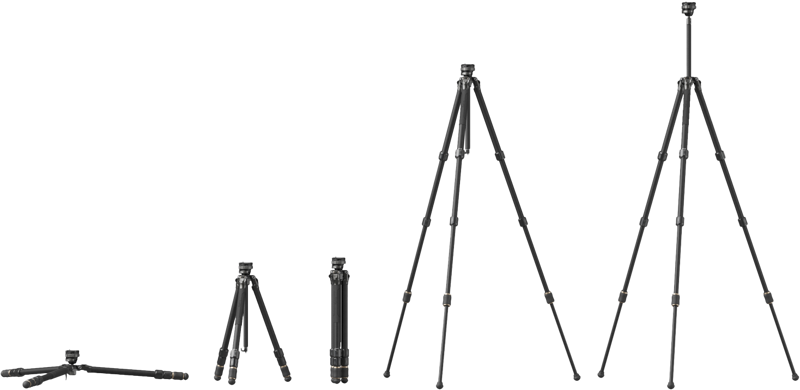 Smallrig 4353 FreeSpeed Carbon Travel Tripod AP-100 (Karbonový stativ)