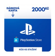 PlayStation Store - Dárková karta 2000Kč (pouze pro CZ účty) - Digitální doručení