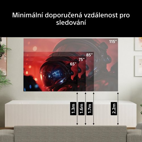 SONY BRAVIA 9 II True RGB - 85" 4K, 120Hz, XR procesor, CalMAN kalibrace, Google TV (K85XR95M2)