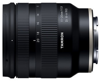 Tamron 11-20mm F/2.8 Di III-A RXD pro Sony E