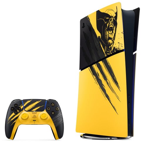 PlayStation 5 Digital Edition – Marvel’s Wolverine  Battle Yellow Limited Edition Bundle