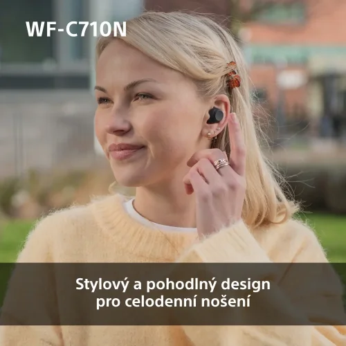 SONY WF-C710N Černá (Bluetooth sluchátka s noise cancelling)