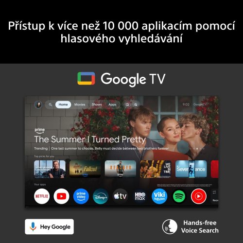 SONY BRAVIA 9 II True RGB - 85" 4K, 120Hz, XR procesor, CalMAN kalibrace, Google TV (K85XR95M2)