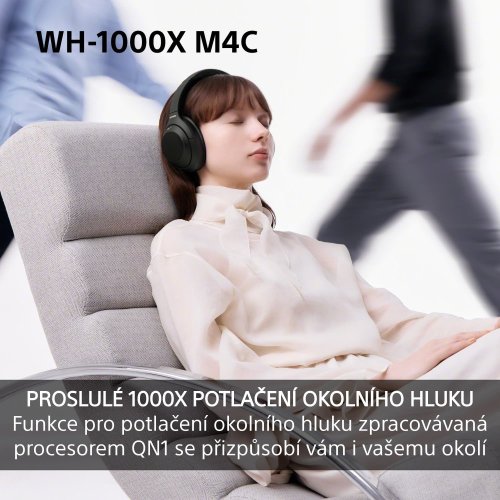 SONY WH-1000XM4C Black (Bluetooth sluchátka s noise cancelling)