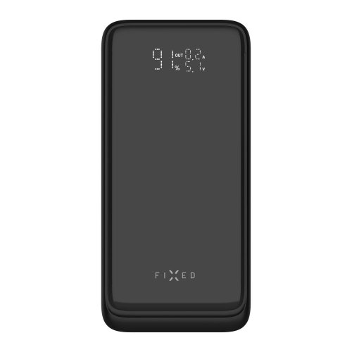 Powerbanka FIXED Zen2 30 Plus s LCD displejem PD 65W, 30 000 mAh, černá