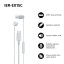 SONY IER-EX15C Bílá (Kabelová sluchátka s USB-C a mikrofonem)