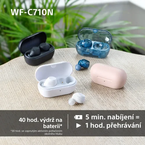 SONY WF-C710N Růžová (Bluetooth sluchátka s noise cancelling)