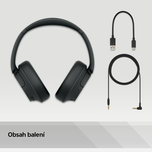 SONY WH-CH720N Černá (Bluetooth sluchátka s noise cancelling)